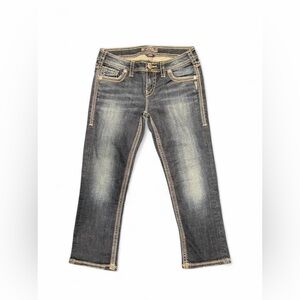 Silver Jeans Aiko Capris | size W29 | 22” inseam